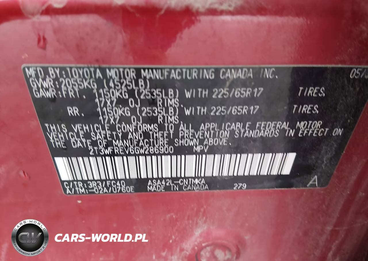 2016 Toyota Rav4 Xle VIN:2T3WFREV6GW286900 - 9