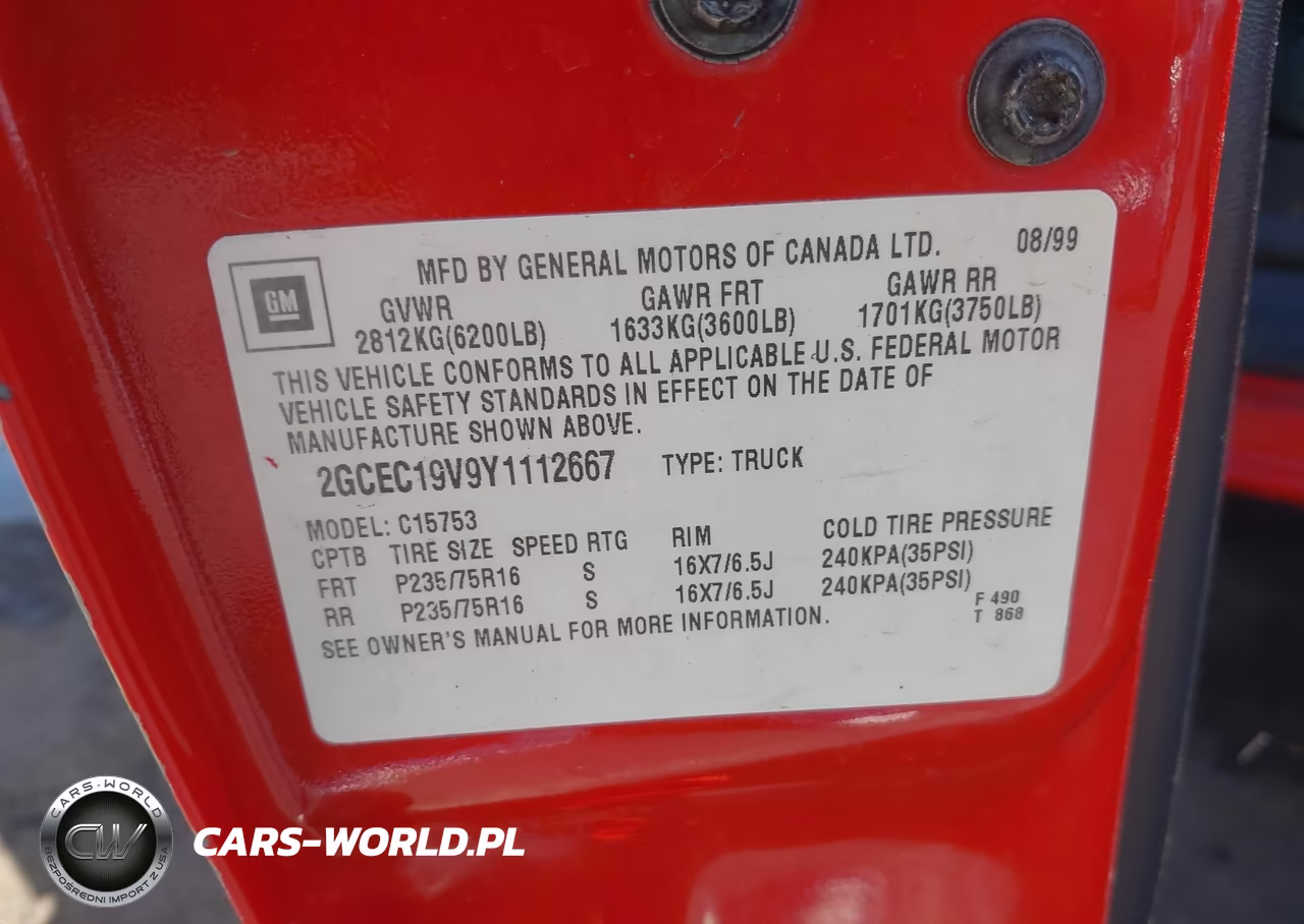 2000 Chevrolet Silverado 1500 Ls VIN:2GCEC19V9Y1112667 - 9