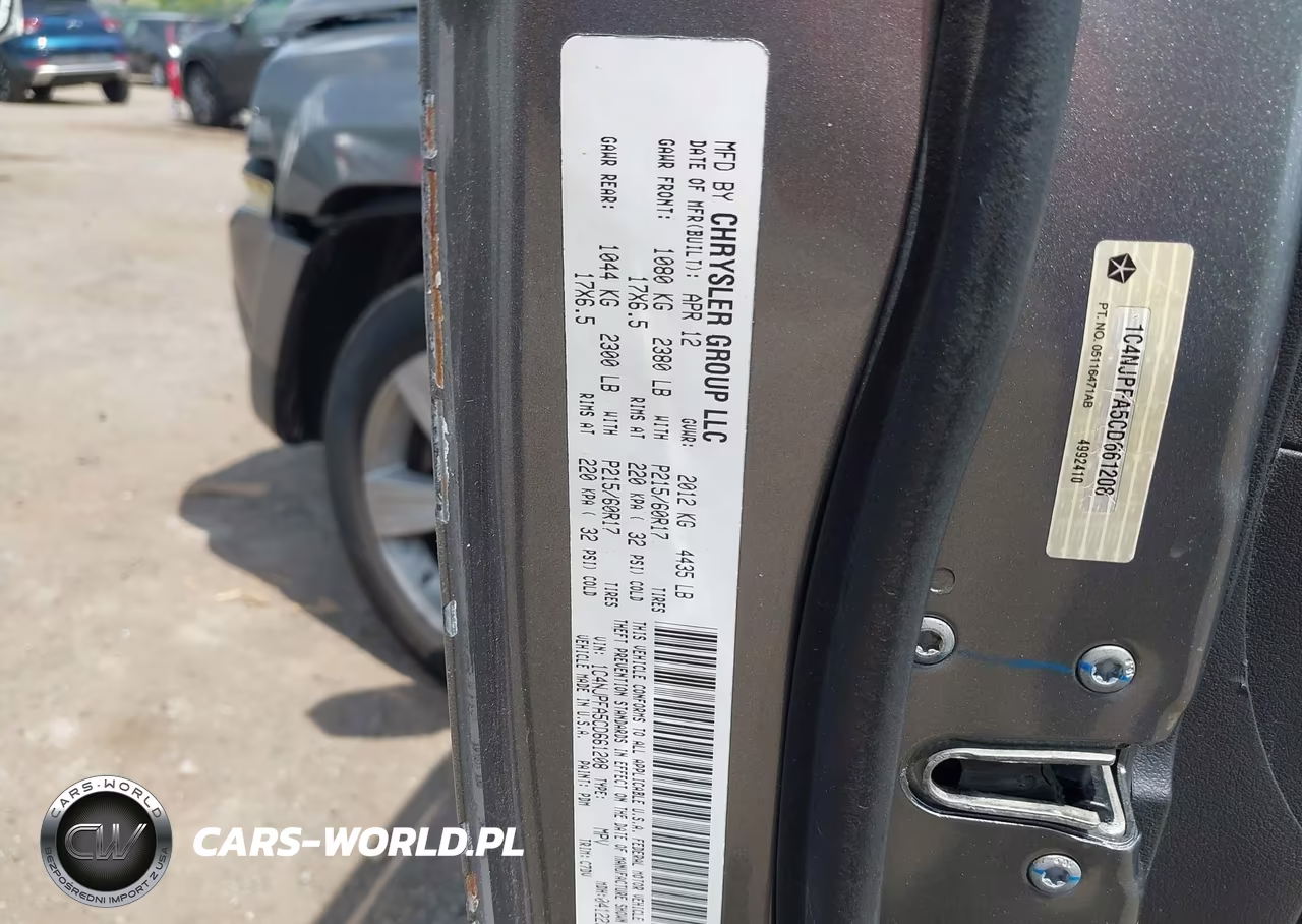 2012 Jeep Patriot Latitude VIN:1C4NJPFA5CD661208 - 9