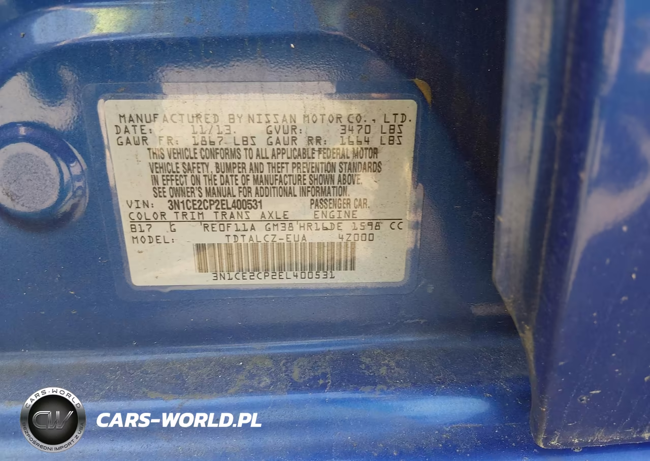 2014 Nissan Versa Note S Plus VIN:3N1CE2CP2EL400531 - 9