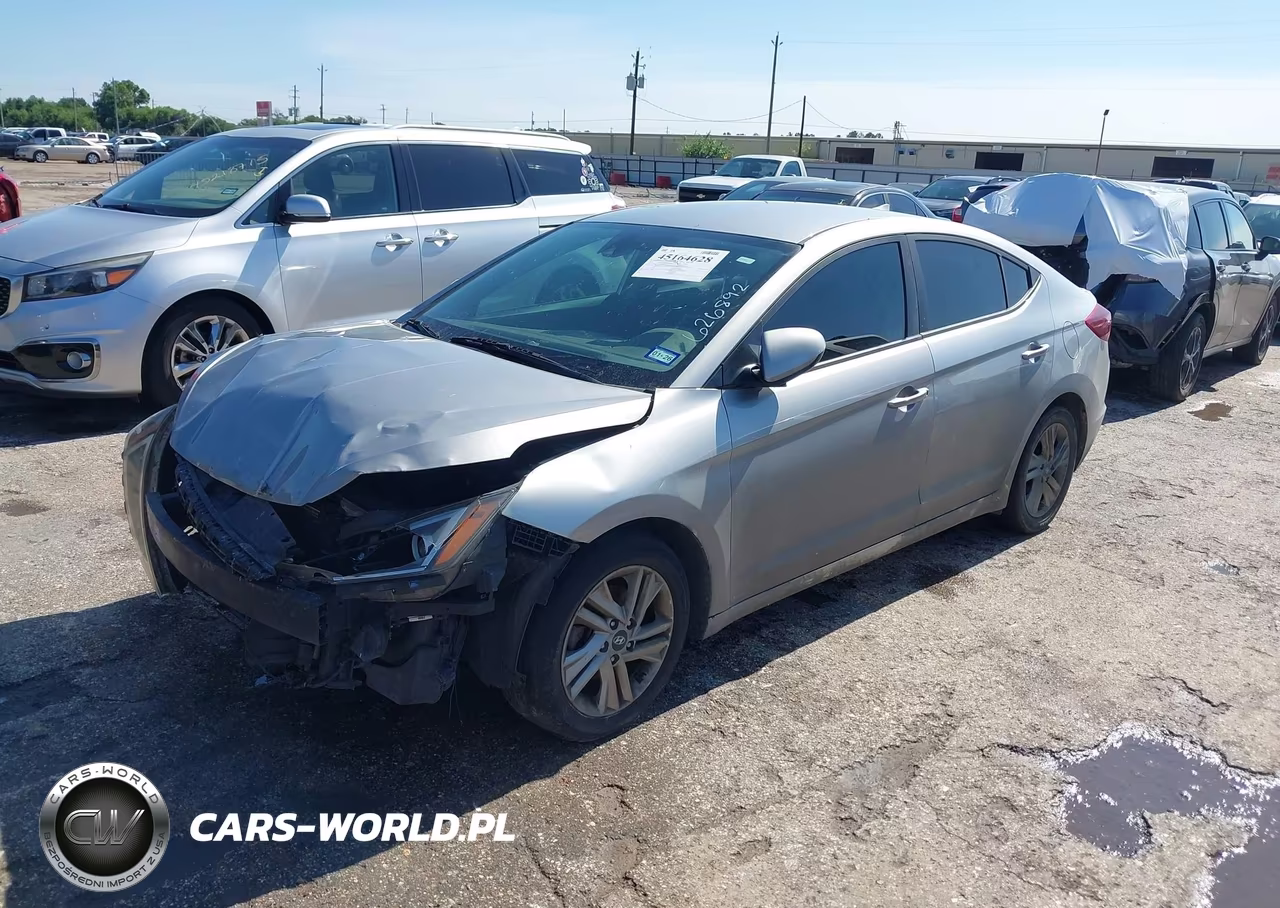 2020 Hyundai Elantra Sel VIN:5NPD84LF1LH626892 - 2