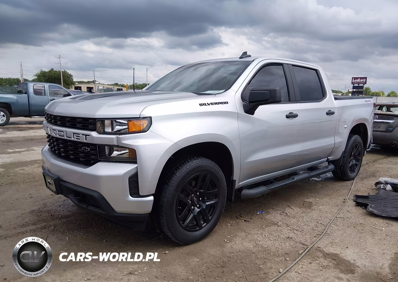 2021 Chevrolet Silverado 1500 4Wd Short Bed Custom VIN:1GCPYBEK2MZ253190 - 2