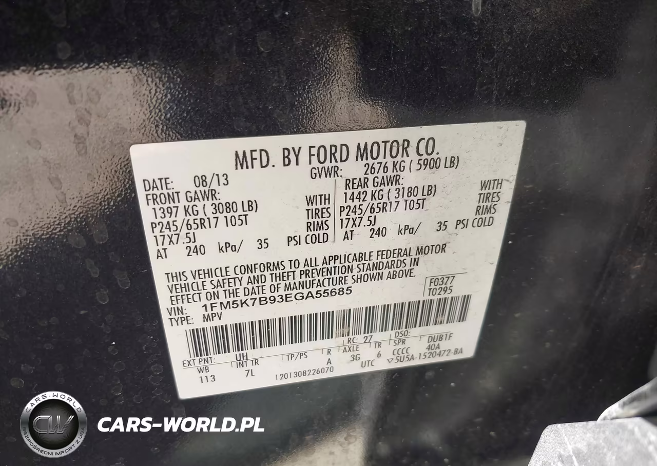 2014 Ford Explorer VIN:1FM5K7B93EGA55685 - 9