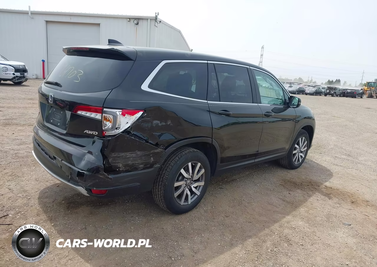 2020 Honda Pilot Awd Ex-L VIN:5FNYF6H56LB065042 - 4