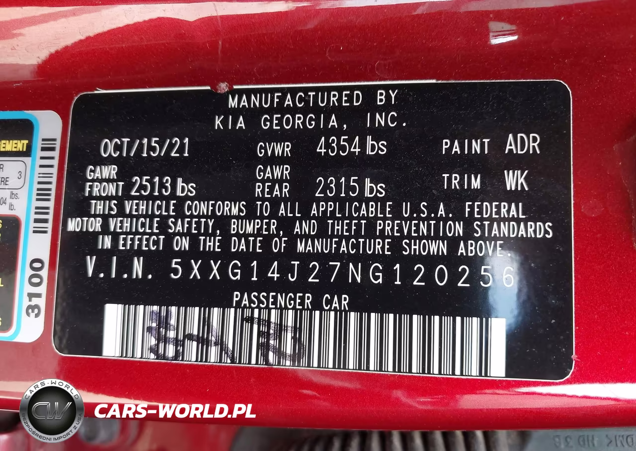 2022 Kia K5 Lxs VIN:5XXG14J27NG120256 - 9