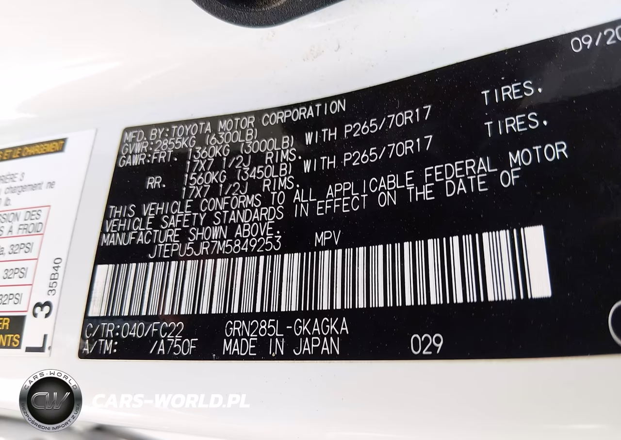 2021 Toyota 4Runner Trd Off Road VIN:JTEPU5JR7M5849253 - 9