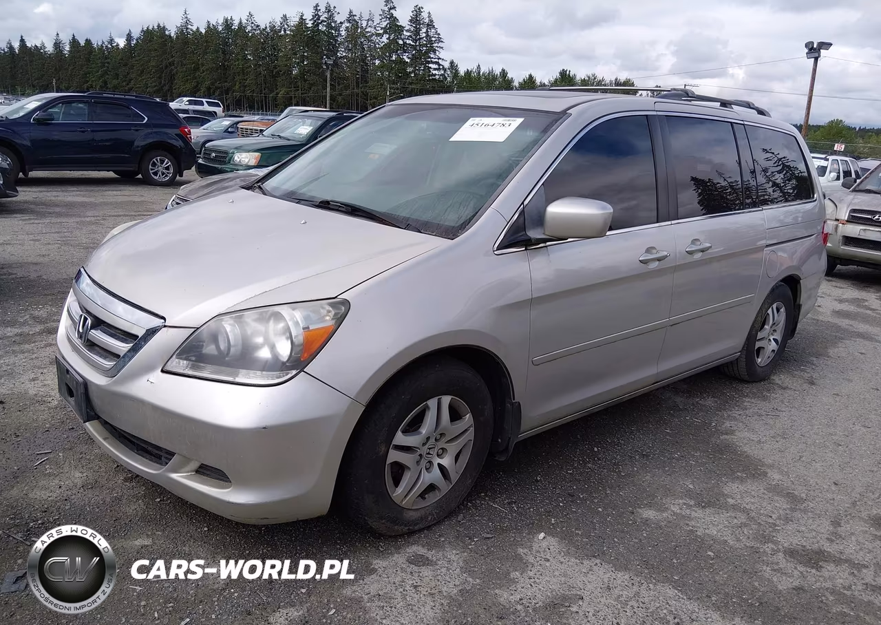 2005 Honda Odyssey Ex-L VIN:5FNRL38725B043782 - 2