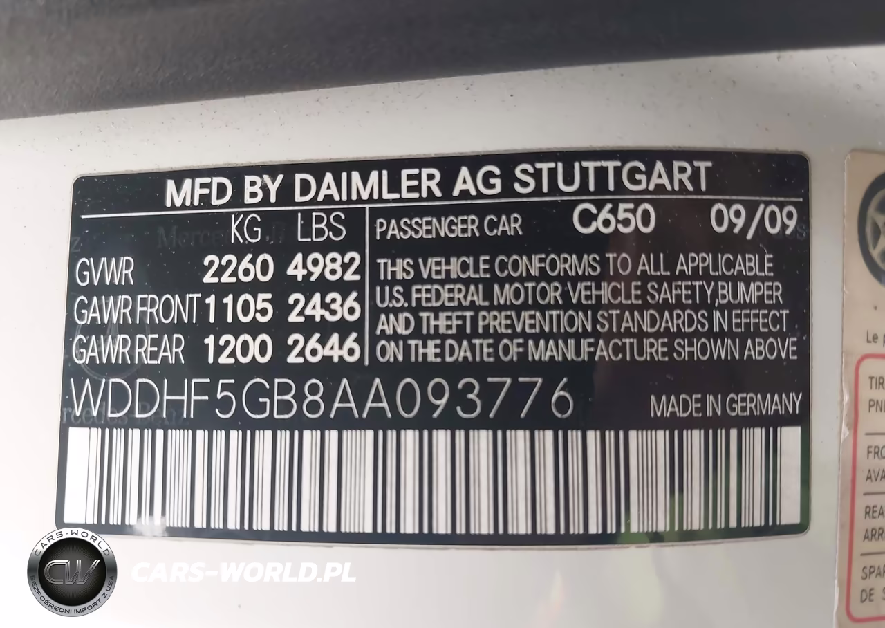 2010 Mercedes-Benz E 350 VIN:WDDHF5GB8AA093776 - 9