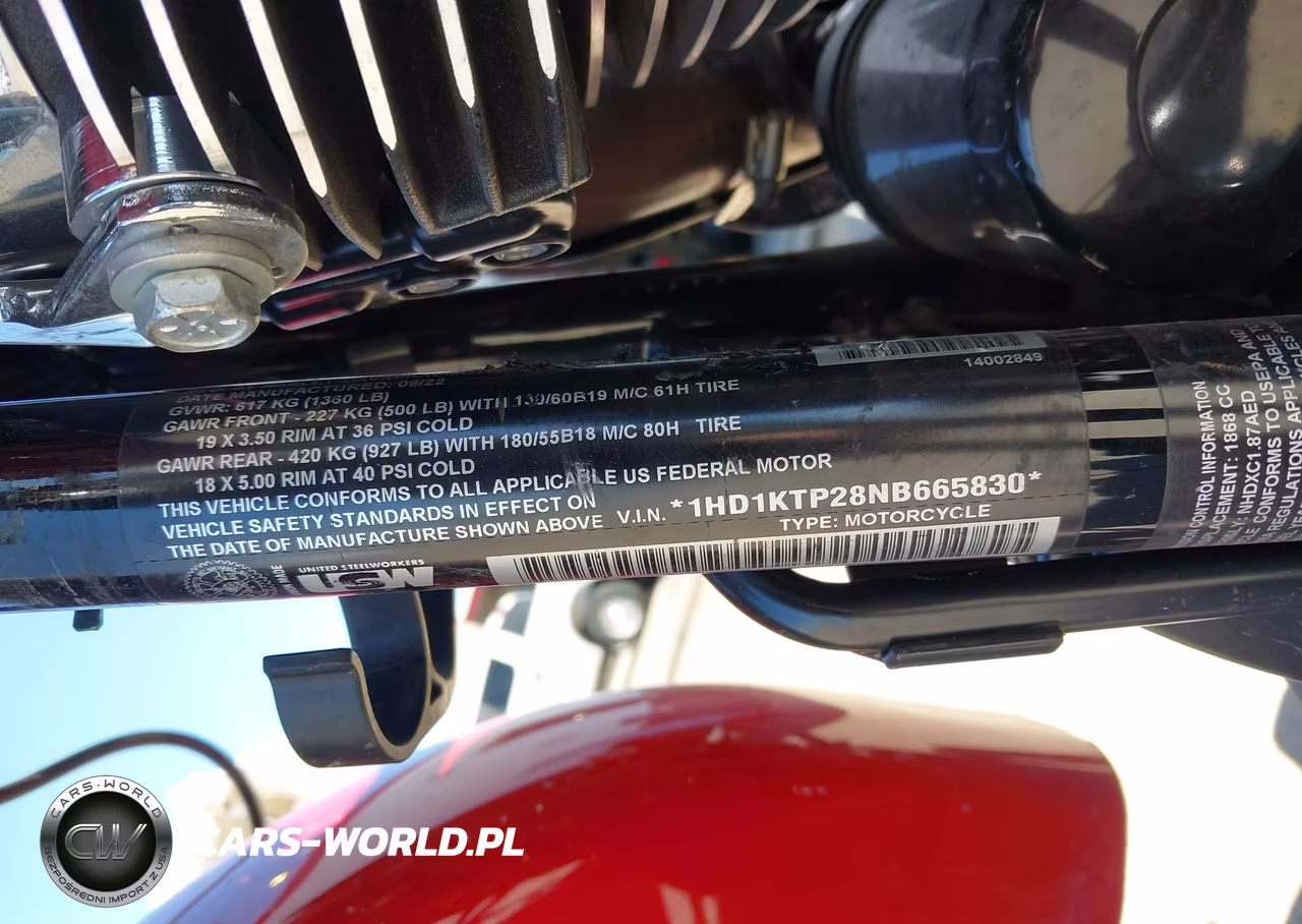 2022 Harley-Davidson Fltrxs VIN:1HD1KTP28NB665830 - 10