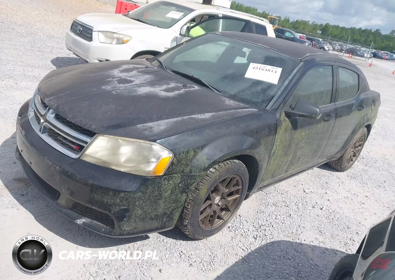 2012 Dodge Avenger Se VIN:1C3CDZAB0CN293870 - 2