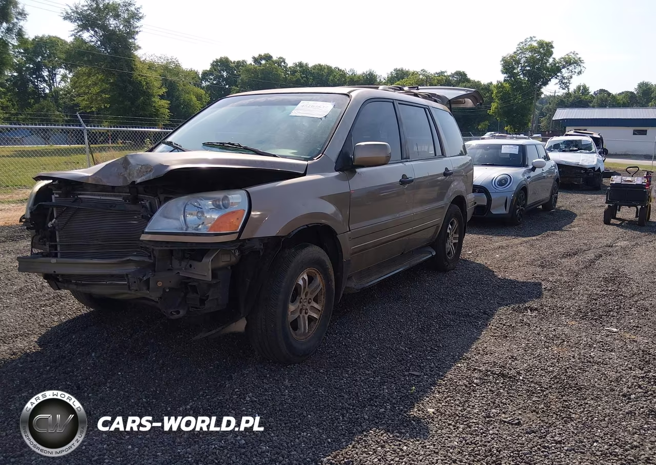 2003 Honda Pilot Ex-L VIN:2HKYF18633H614872 - 2