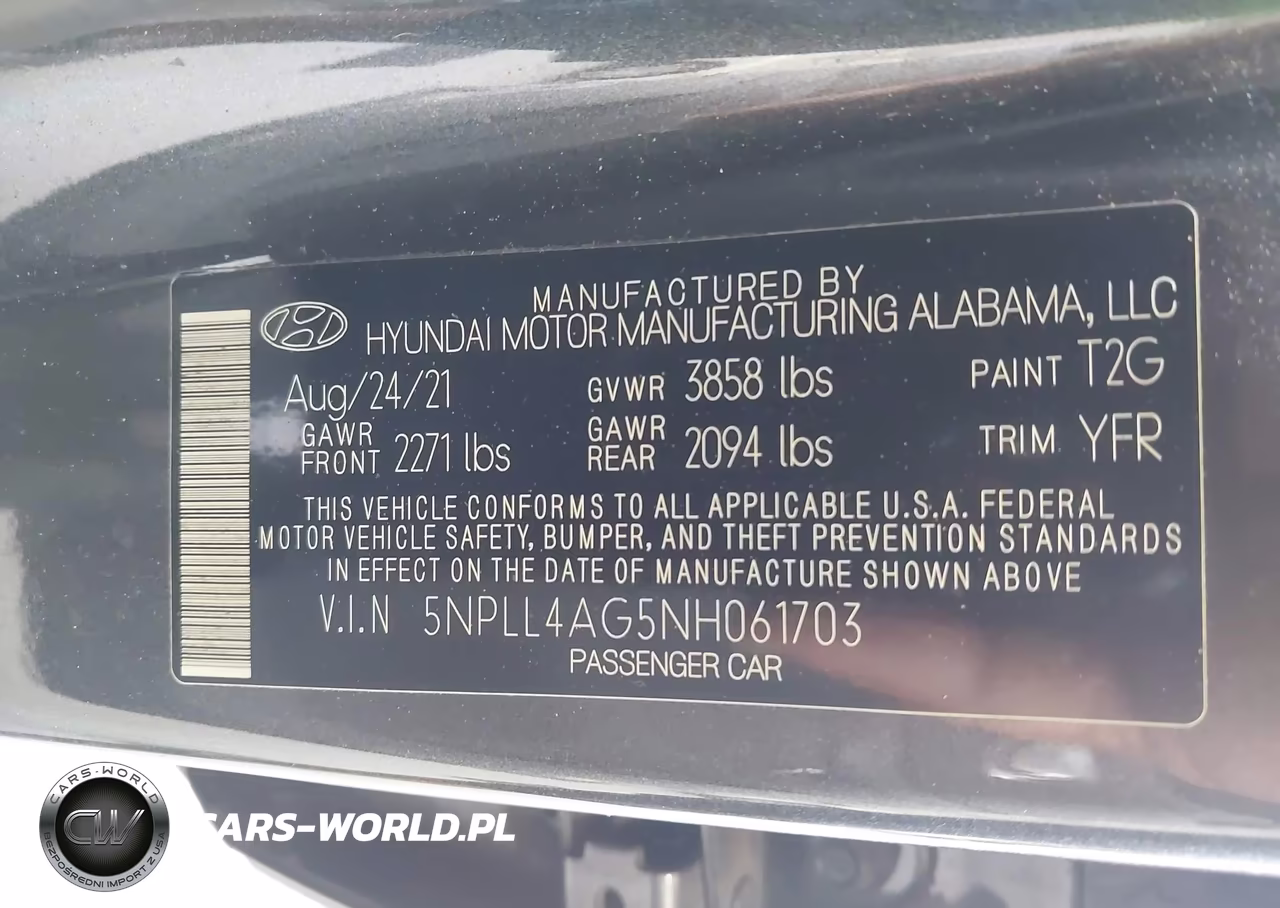 2022 Hyundai Elantra Se VIN:5NPLL4AG5NH061703 - 9