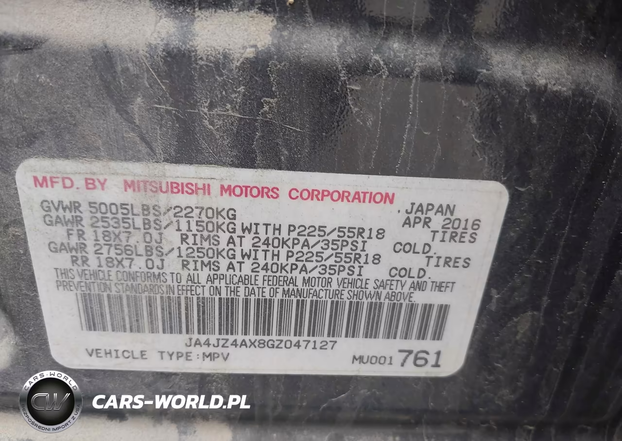 2016 Mitsubishi Outlander Gt VIN:JA4JZ4AX8GZ047127 - 9