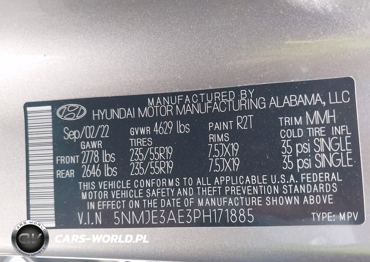 2023 Hyundai Tucson Limited VIN:5NMJE3AE3PH171885 - 9