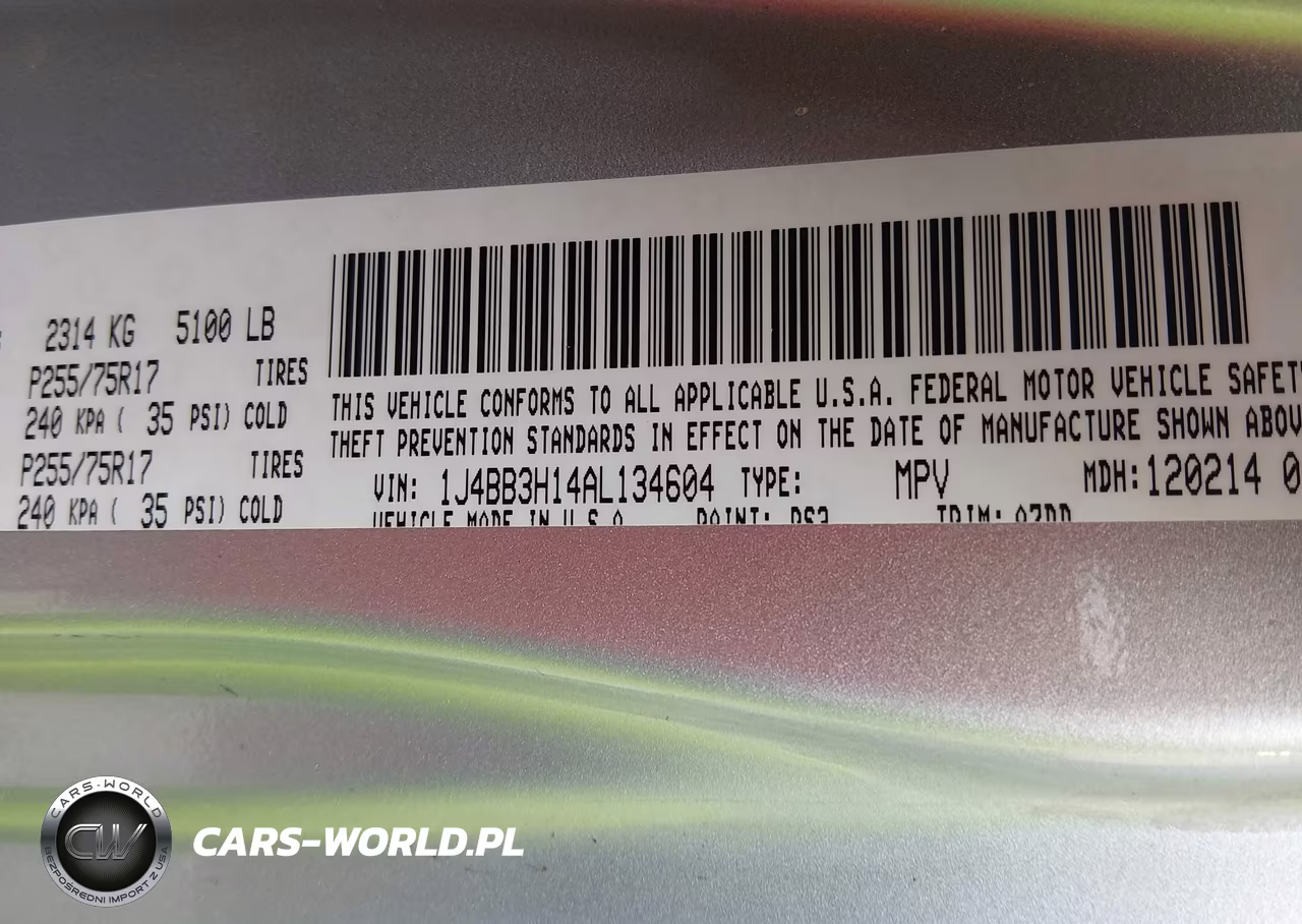 2010 Jeep Wrangler Unlimited Sport VIN:1J4BB3H14AL134604 - 9