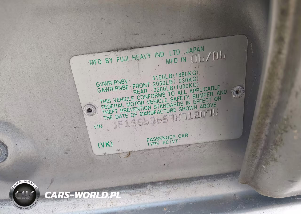 2007 Subaru Forester 2.5X VIN:JF1SG63657H712075 - 9