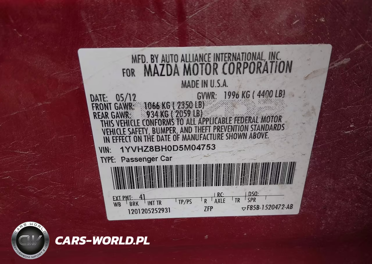 2013 Mazda Mazda6 I Sport VIN:1YVHZ8BH0D5M04753 - 9