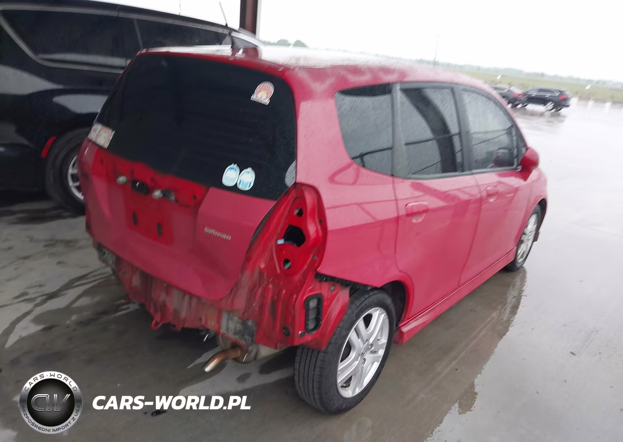 2007 Honda Fit Sport VIN:JHMGD38667S048564 - 4