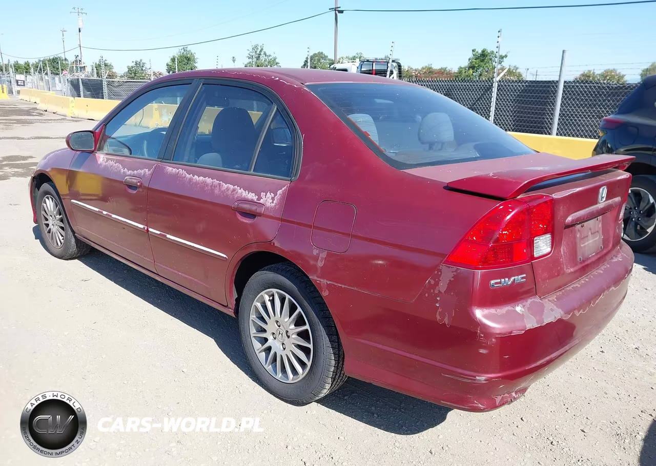 2005 Honda Civic Ex VIN:2HGES26745H625179 - 3
