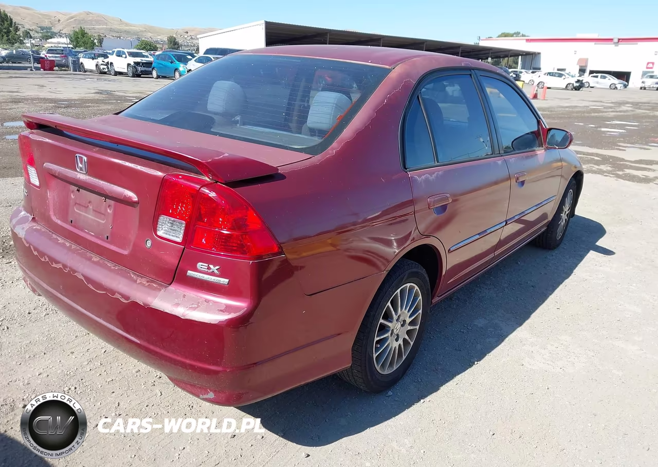 2005 Honda Civic Ex VIN:2HGES26745H625179 - 4