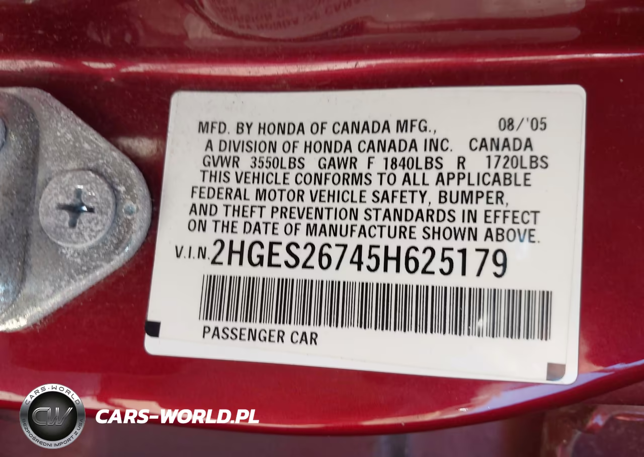 2005 Honda Civic Ex VIN:2HGES26745H625179 - 9