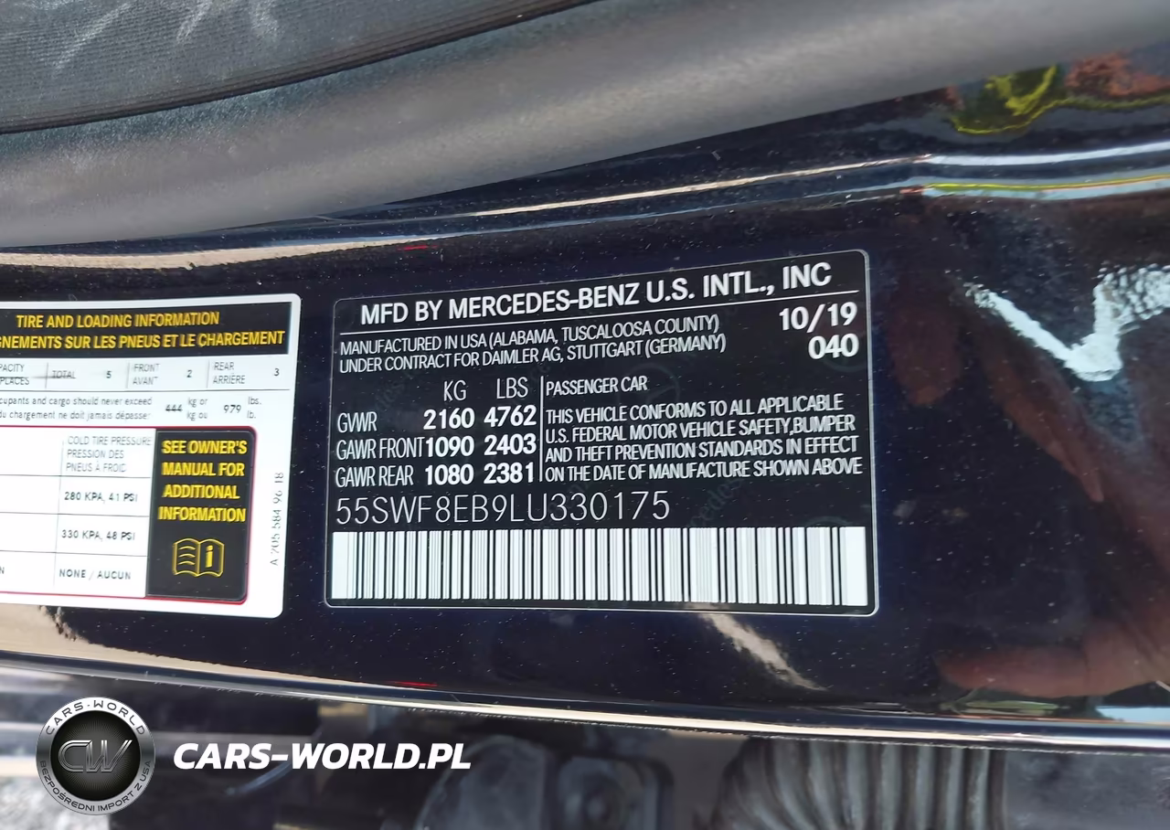 2020 Mercedes-Benz C 300 4Matic VIN:55SWF8EB9LU330175 - 9