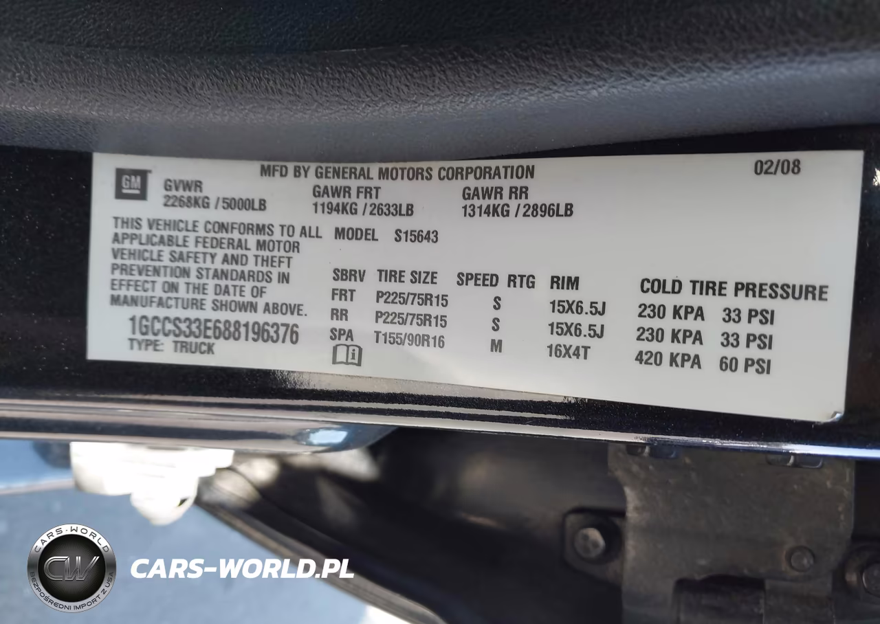 2008 Chevrolet Colorado Lt VIN:1GCCS33E688196376 - 9