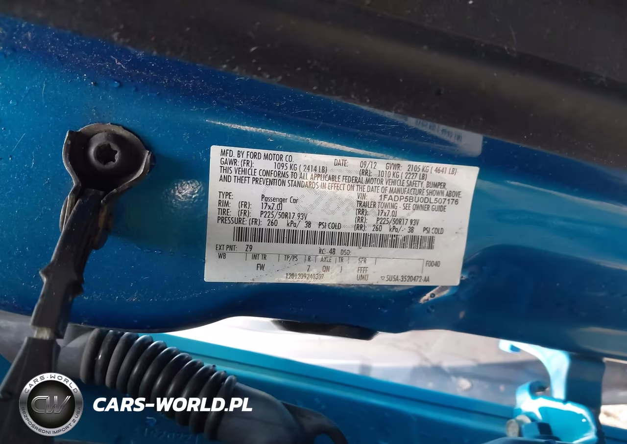 2013 Ford C-Max Hybrid Sel VIN:1FADP5BU0DL507176 - 9