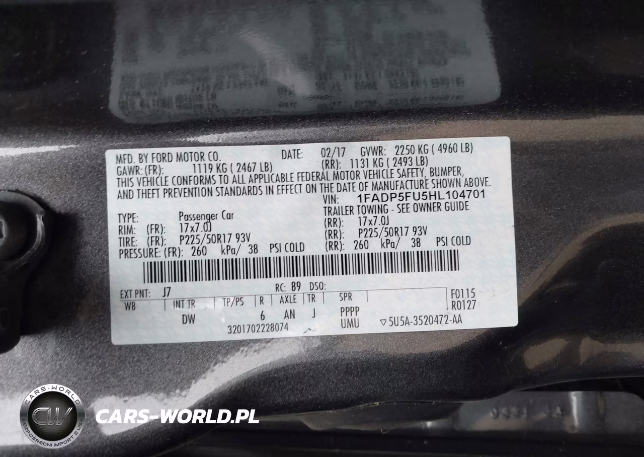 2017 Ford C-Max Energi Titanium VIN:1FADP5FU5HL104701 - 9