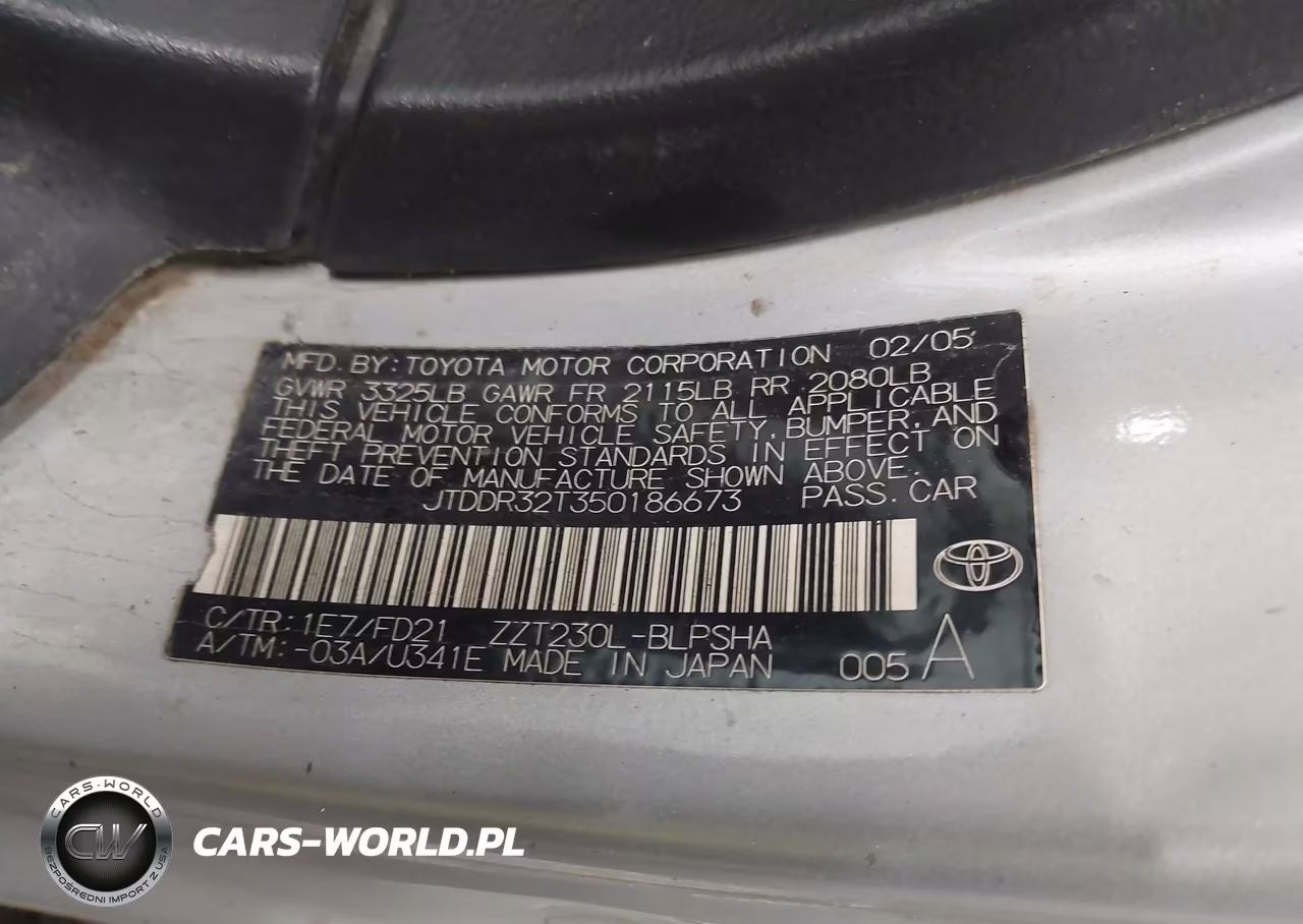 2005 Toyota Celica Gt VIN:JTDDR32T350186673 - 9
