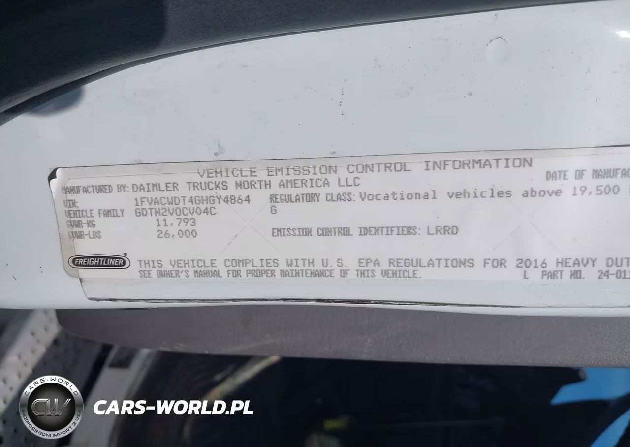 2016 Freightliner M2 106 Medium Duty VIN:1FVACWDT4GHGY4864 - 8