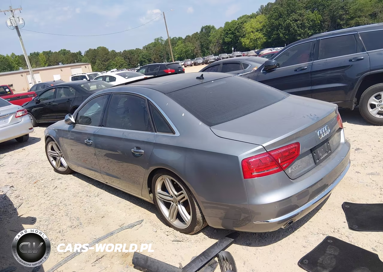 2013 Audi A8 L 3.0T VIN:WAURGAFD2DN025510 - 3