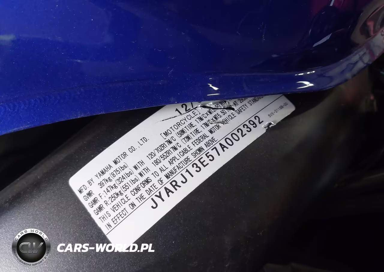 2007 Yamaha Fz6 Shg VIN:JYARJ13E57A002392 - 10