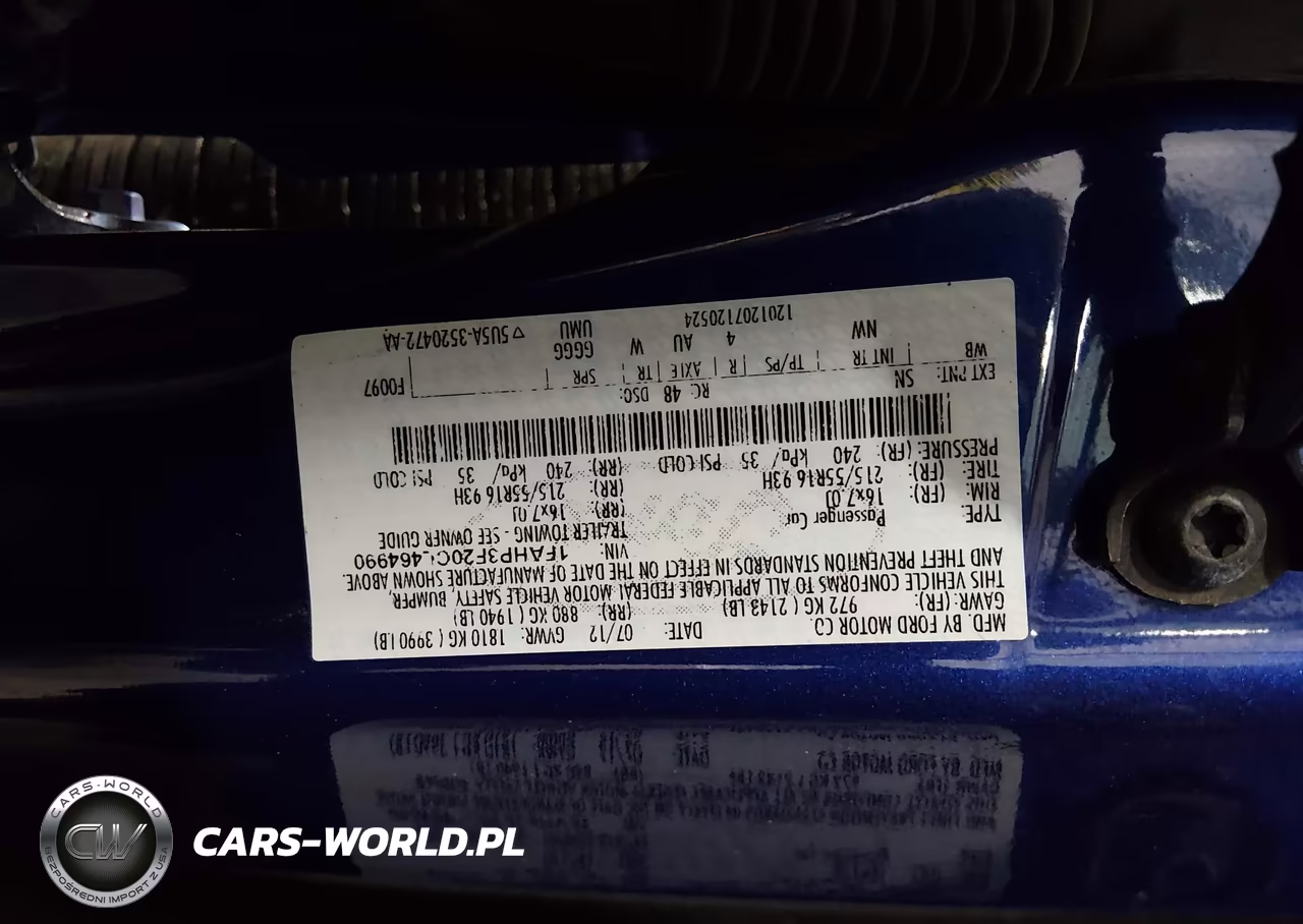 2012 Ford Focus Se VIN:1FAHP3F20CL464990 - 9