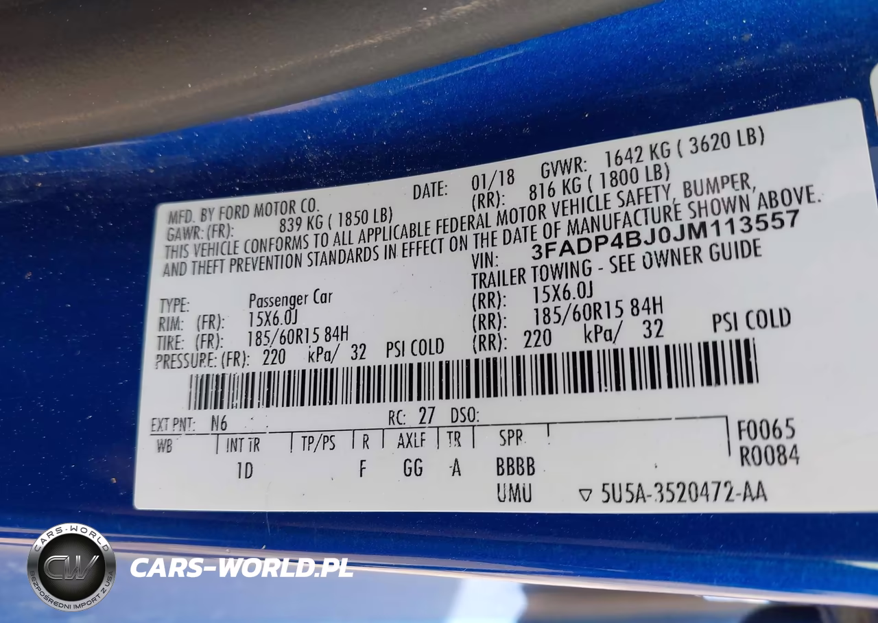 2018 Ford Fiesta Se VIN:3FADP4BJ0JM113557 - 9