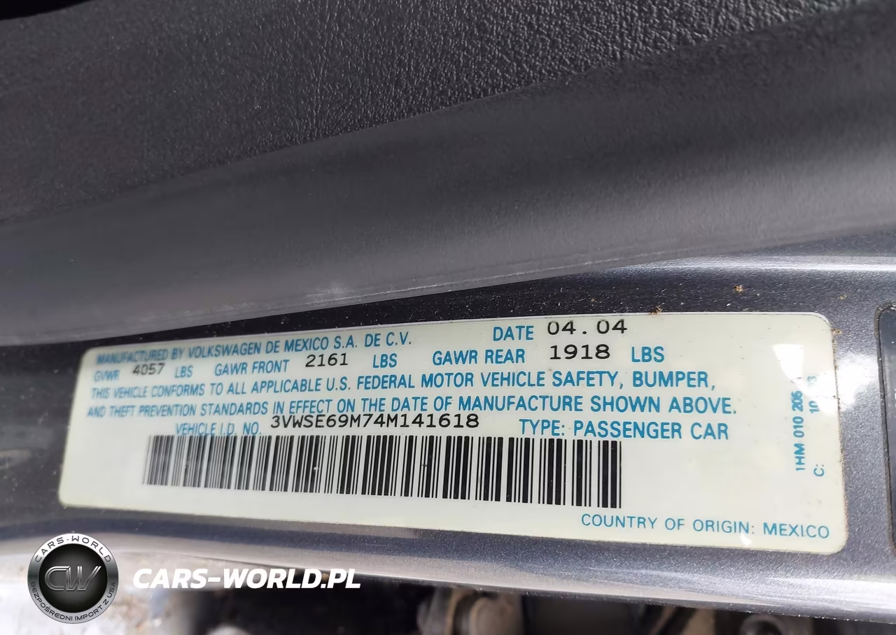 2004 Volkswagen Jetta Gli 1.8T VIN:3VWSE69M74M141618 - 9