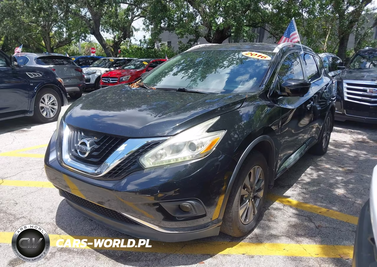 2016 Nissan Murano Sl VIN:5N1AZ2MG1GN141603 - 2