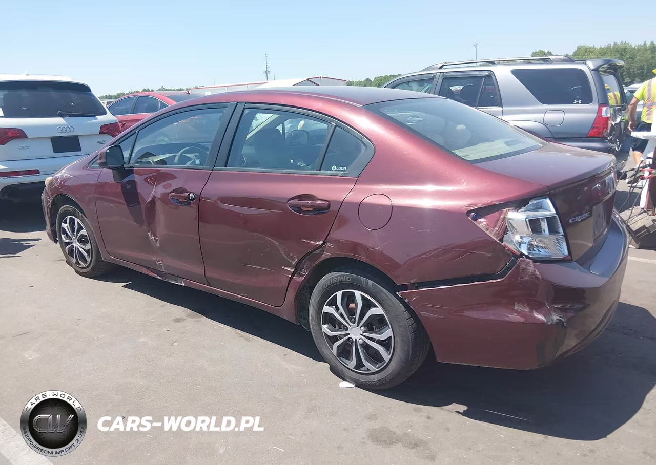 2012 Honda Civic Lx VIN:2HGFB2F53CH606946 - 3