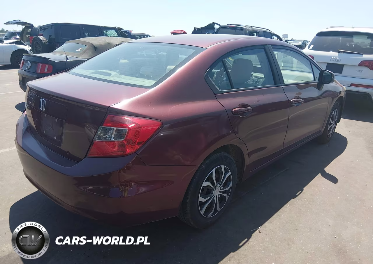 2012 Honda Civic Lx VIN:2HGFB2F53CH606946 - 4