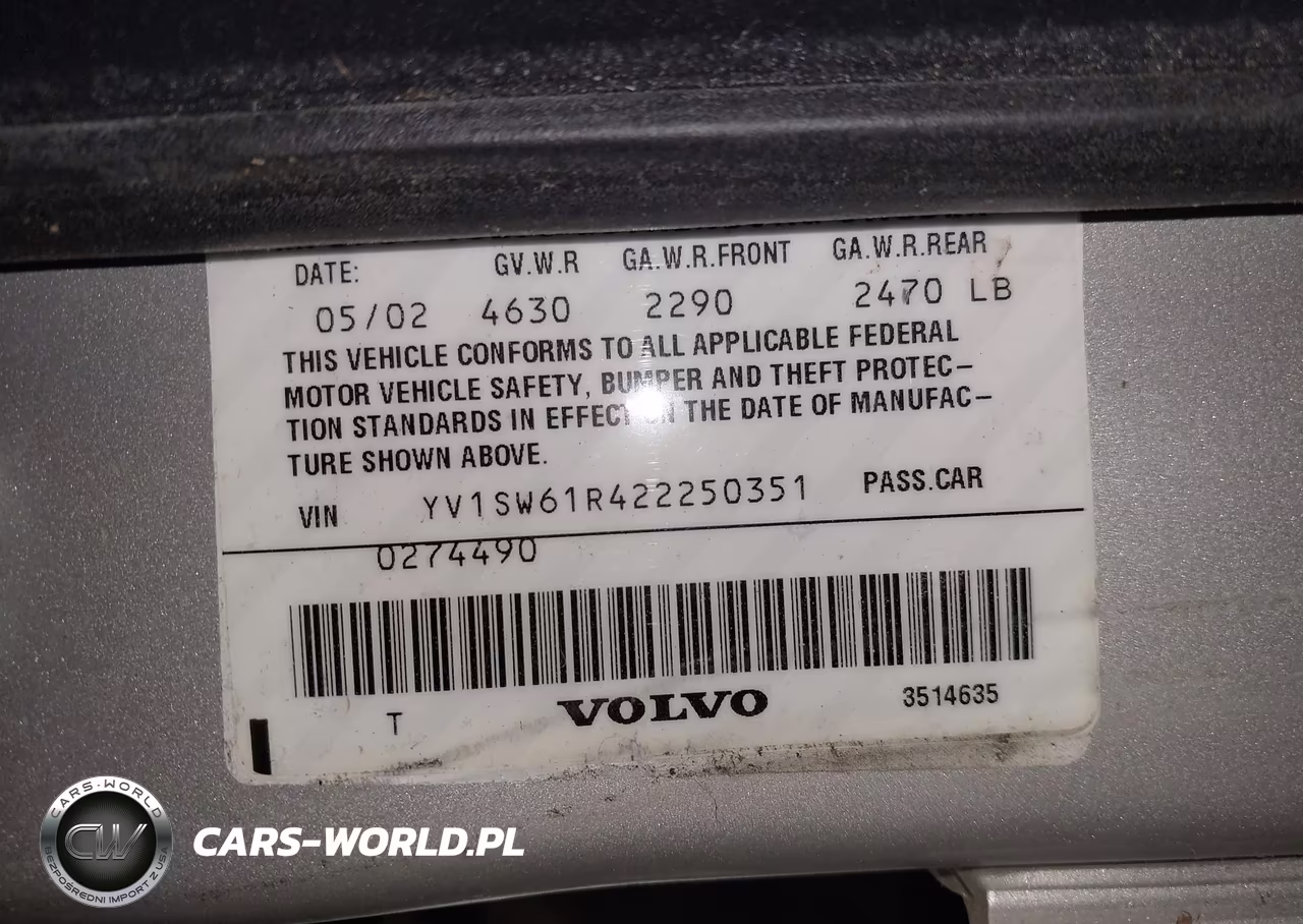 2002 Volvo V70 2.4 VIN:YV1SW61R422250351 - 9