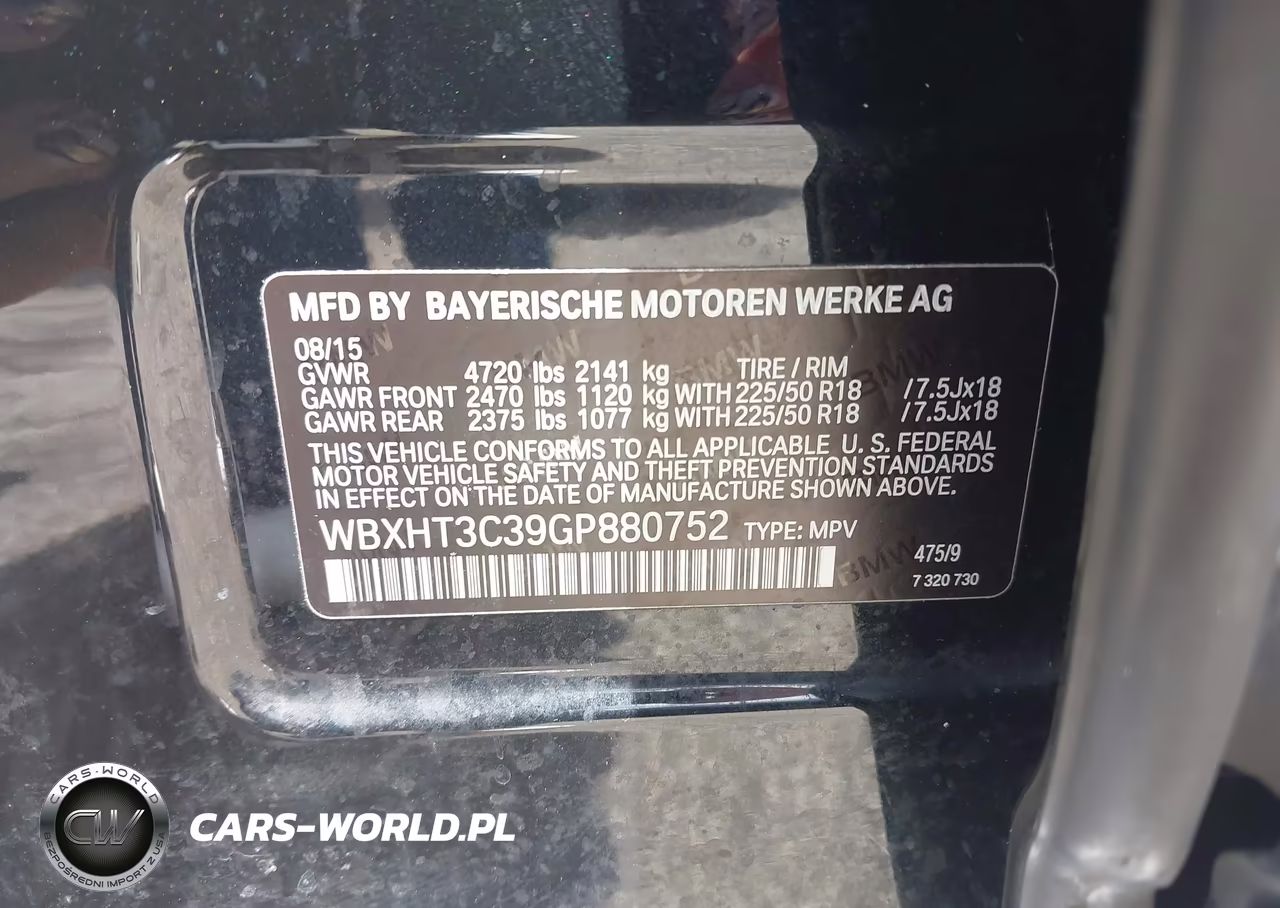 2016 BMW X1 xDrive28I VIN:WBXHT3C39GP880752 - 9