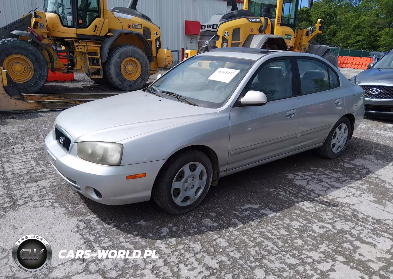 2001 Hyundai Elantra Gls VIN:KMHDN45D31U248366 - 2