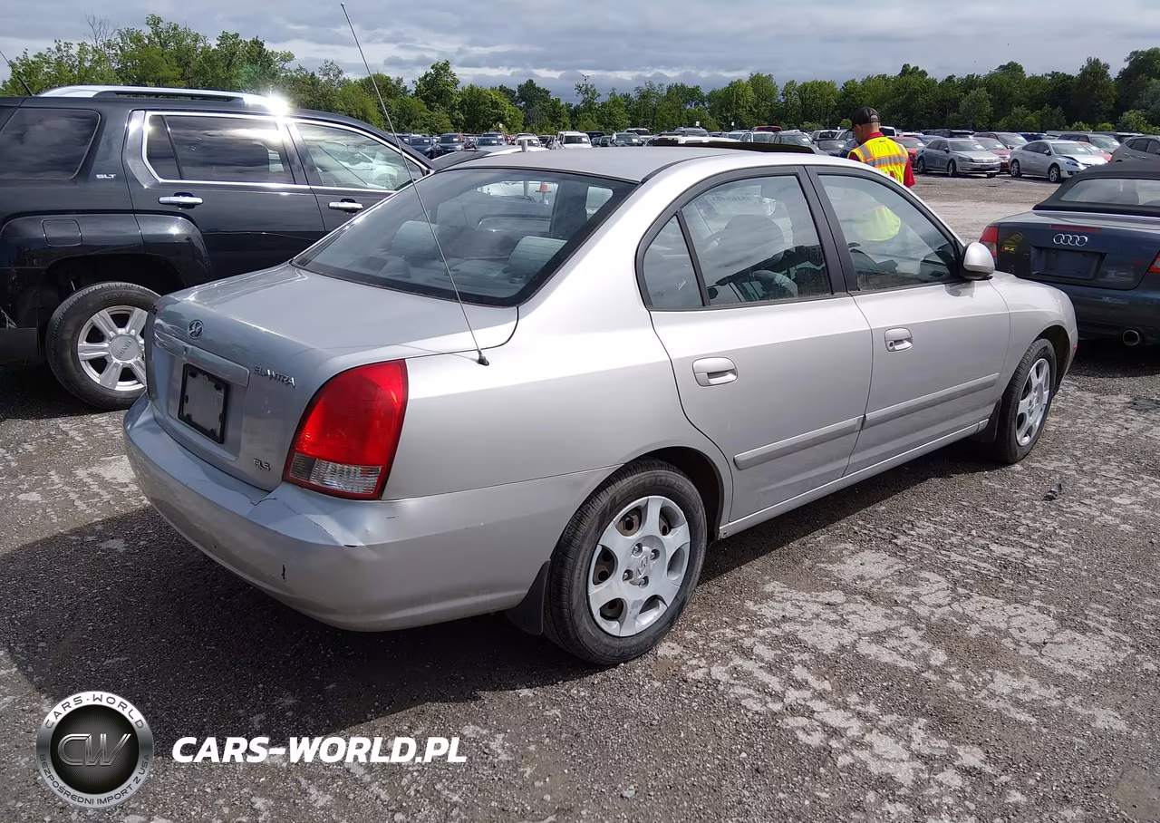 2001 Hyundai Elantra Gls VIN:KMHDN45D31U248366 - 4