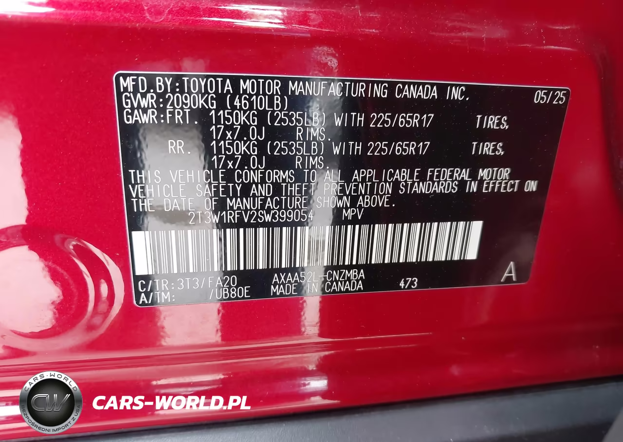 2025 Toyota Rav4 Xle VIN:2T3W1RFV2SW399054 - 9