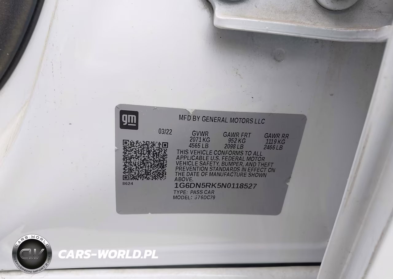 2022 Cadillac Ct5 Premium Luxury VIN:1G6DN5RK5N0118527 - 9