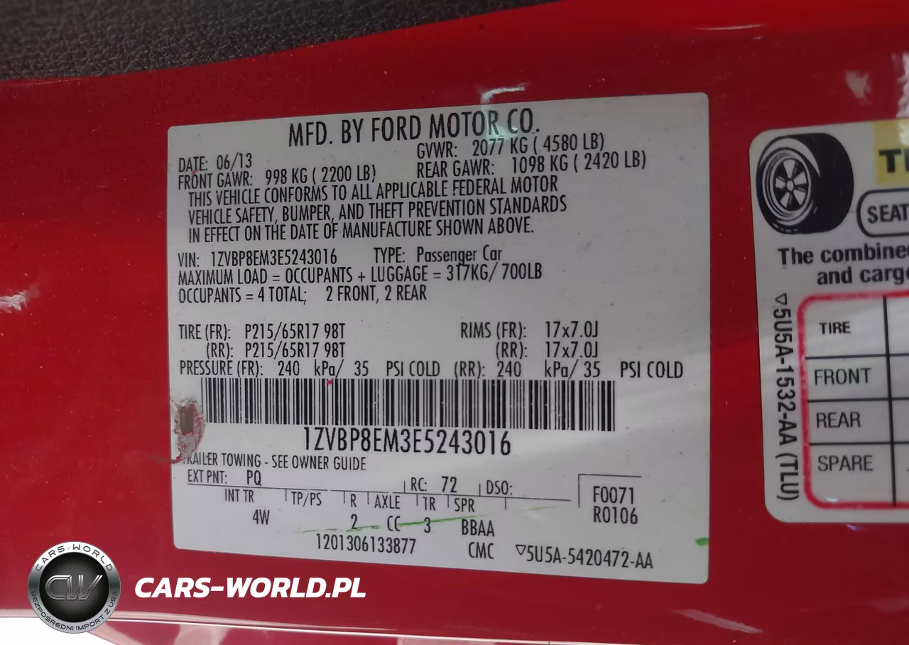 2014 Ford Mustang V6 Premium VIN:1ZVBP8EM3E5243016 - 9