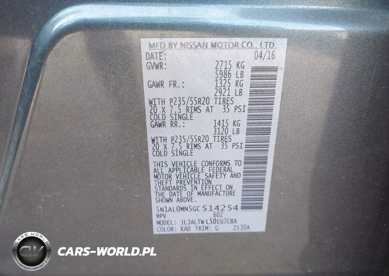 2016 Infiniti Qx60 VIN:5N1AL0MN5GC514254 - 9