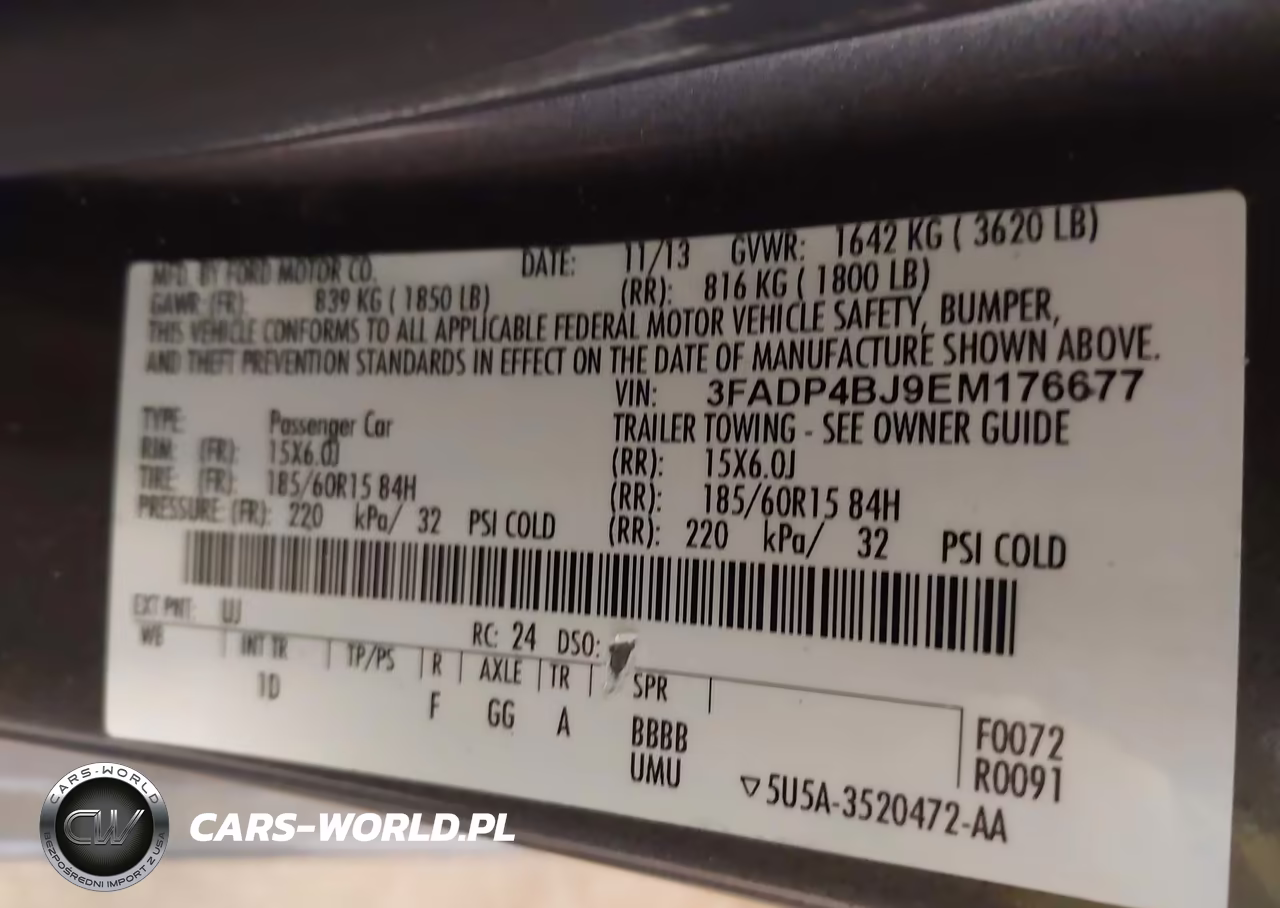 2014 Ford Fiesta Se VIN:3FADP4BJ9EM176677 - 9