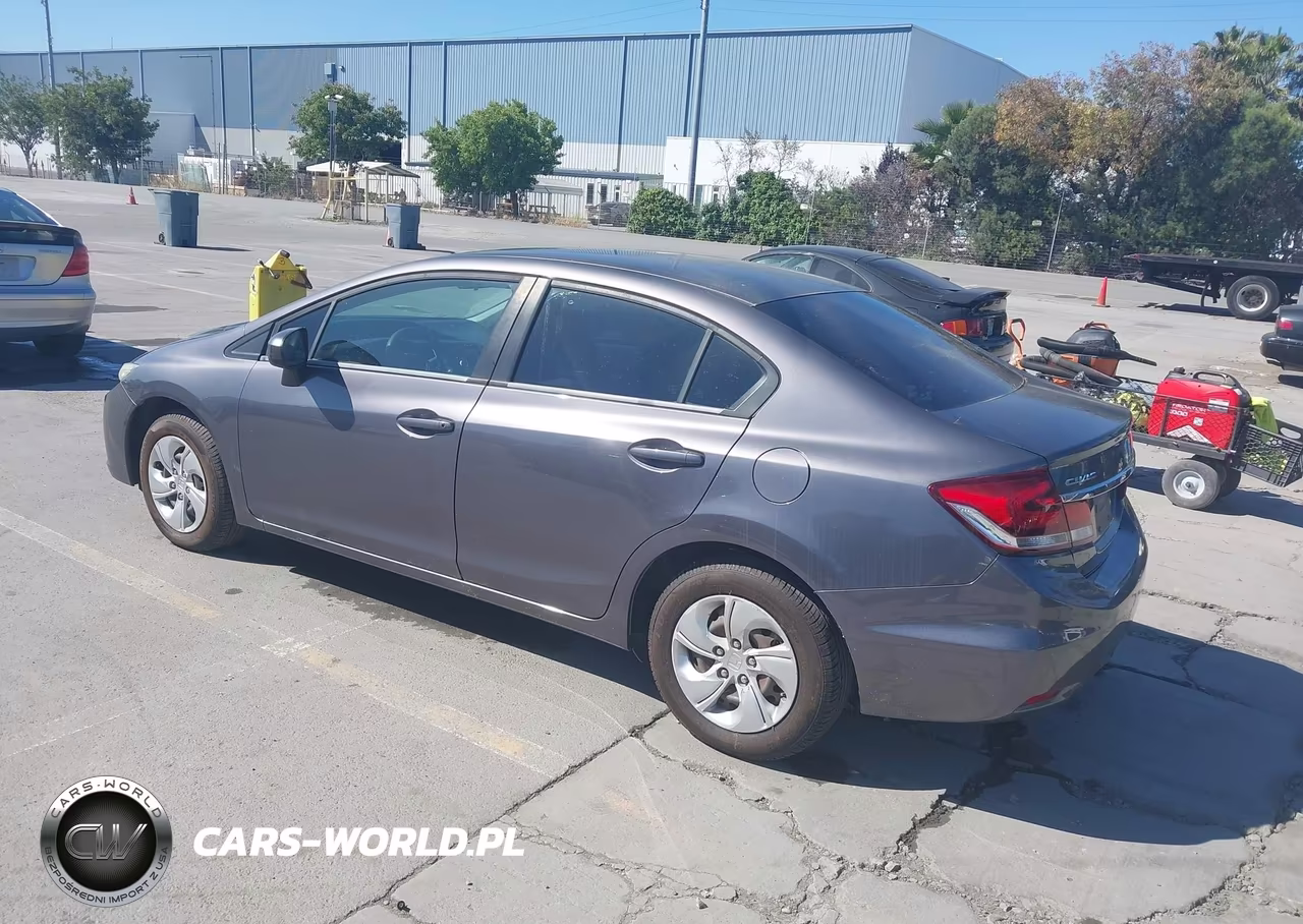 2014 Honda Civic Lx VIN:19XFB2F51EE270498 - 3