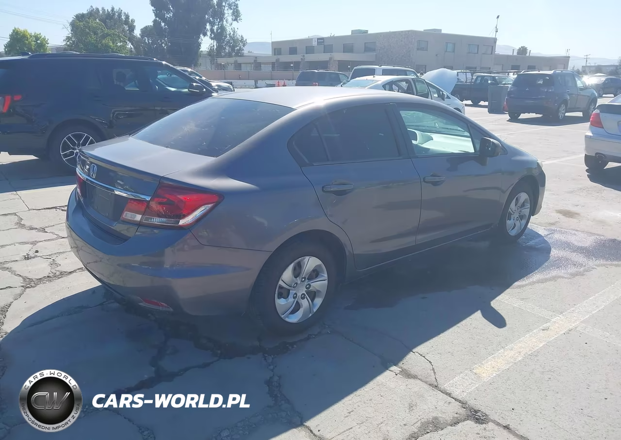 2014 Honda Civic Lx VIN:19XFB2F51EE270498 - 4
